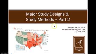 Major Health Sciences Study Designs - Part 2