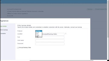 Video Curso Online Virtualización VMware: ¿Cómo crear un backup de vCenter Server Appliance 6.5?
