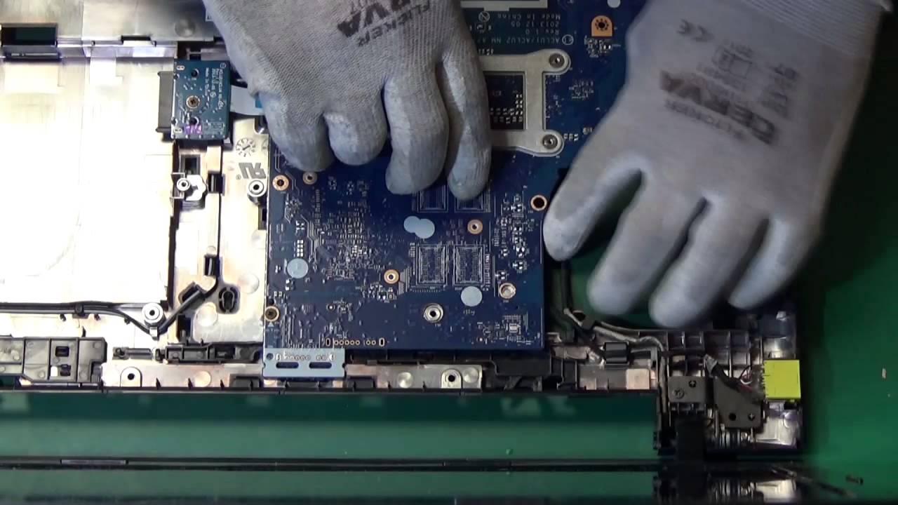 Lenovo G50-70 disassembly and power socket repair. - YouTube