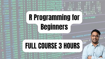R Programming Full Course for 2023 | R Programming for Beginners | R Tutorial in less than 3 Hours!