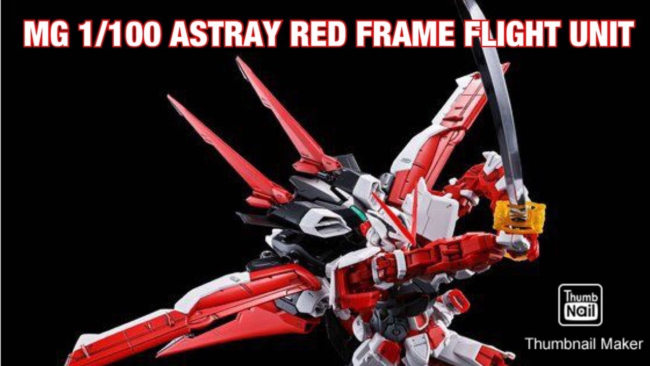 MG 1|100 ASTRAY RED FRAME FLIGHT UNIT MG 1|100 ASTRAY RED FRAME FLIGHT UNIT