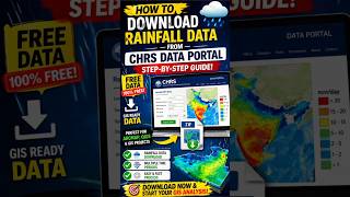 Download Rainfall Data form CHRS Data Portal #shorts #arcgis #rain