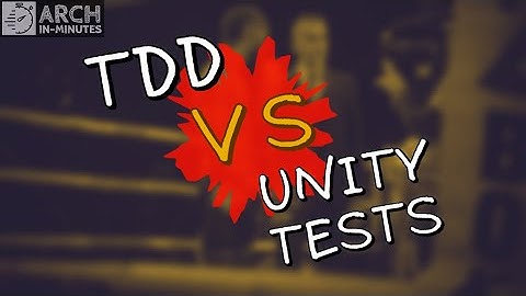 Qual é a diferença entre testes unitários e TDD?
