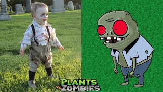 Zombie Among Us vs Plants vs Zombies | PVZ Game Cartoon Animation