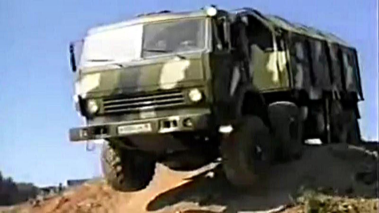 KamAZ military trucks  Offroad test  YouTube