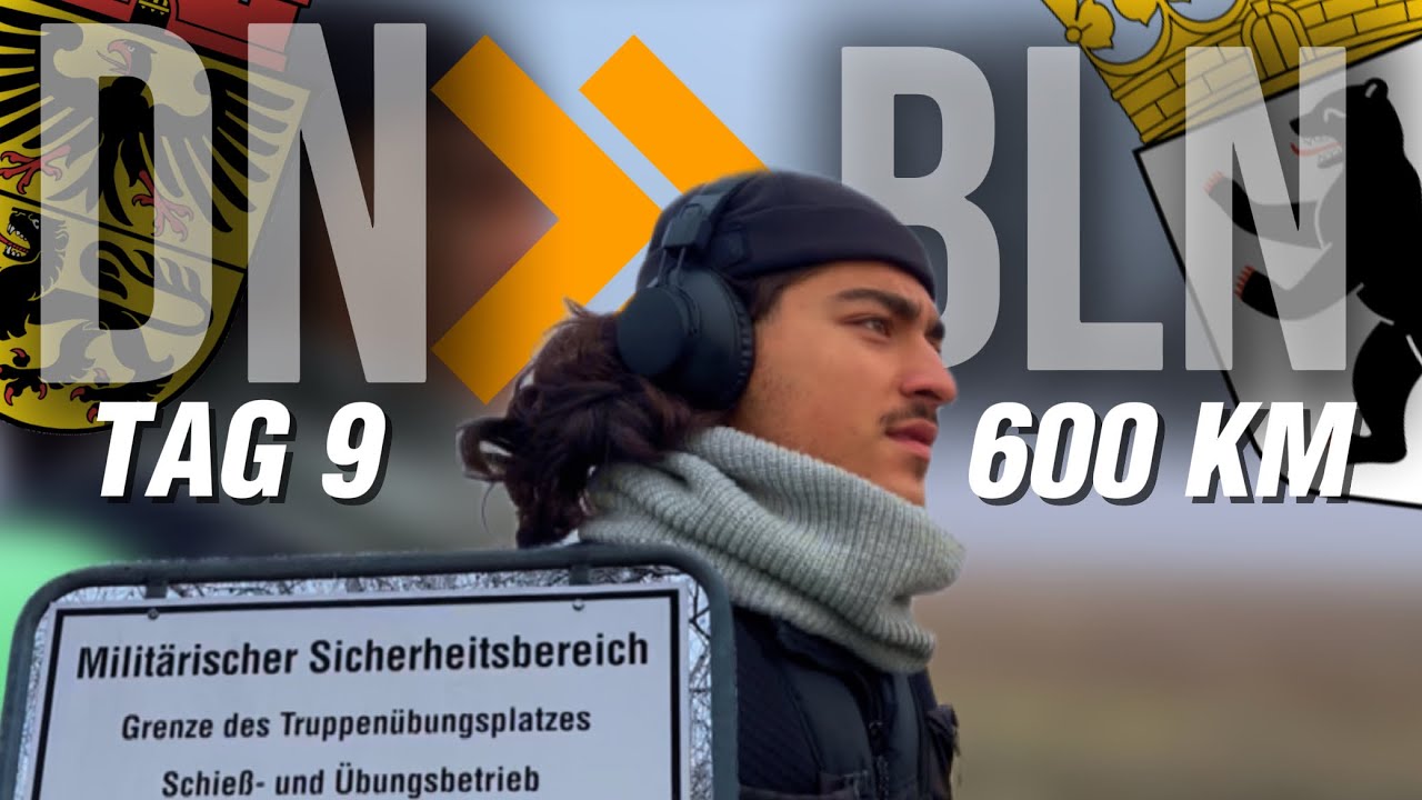 LEBENSGEFAHR!!! 😲☠️ | 600 KM ULTRAMARATHON DÜREN → BERLIN | Tag 9 | Murad Tagiyev