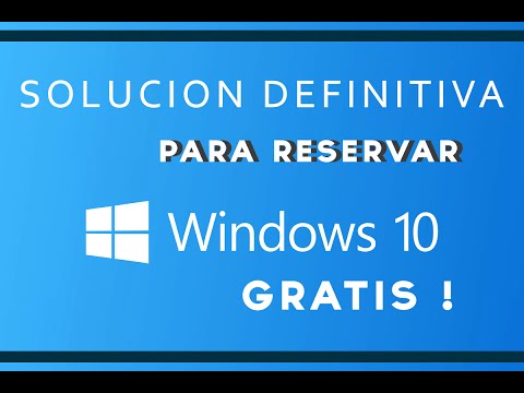 Video: Cómo Reservar Windows 10 Si No Hay Un Icono