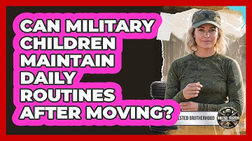 Can Military Children Maintain Daily Routines After Moving?