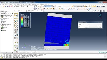 Masonry wall (brick wall with mortar) undergone compressive and transverse loading Abaqus