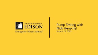 Pump Testing with Nick Henschel