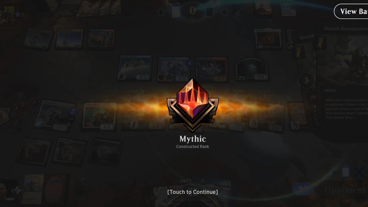 I got Mythic in a clean 6-0 with Mardu Energy Timeless