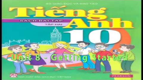 Tiếng Anh, Tiếng Anh 10 - Unit 8 - Getting Started