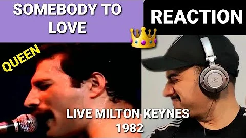 Queen - Somebody To Love (Live Milton Keynes Bowl, 1982) - 1st time reaction