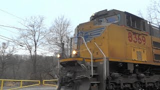 Loaded Ethanol Train With UP, NS, & CSX Power