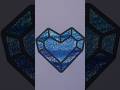 Satisfying Glitter Art Crystal Heart