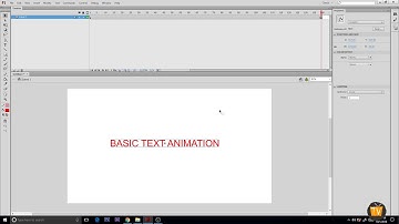 Basic Text animation in flash