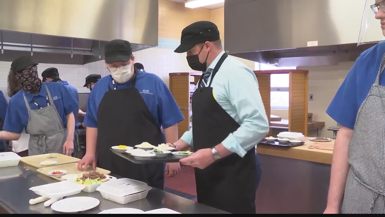 K.C.'s Side Hustle Making salads at the Altoona Career and Technology
