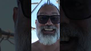 Churrasco no veleiro e a maré virando