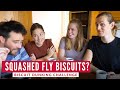 Americans Try British Biscuits | Dunking Challenge | Travel Beans & The Way Away In England Part 4