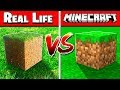 REAL MINECRAFT BLOCKS vs FAKE MINECRAFT BLOCKS!