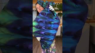 Check out the process behind ice dyeing a large mandala tapestry, and the final reveal. #tiedye