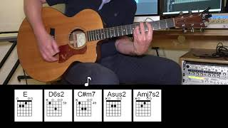 Video thumbnail of "Lavender - Marillion - Acoustic Guitar - Original Vocals - Chords"