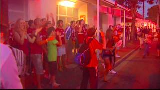 Adelaide United v Melbourne Victory "Riot" - Channel 9 Report