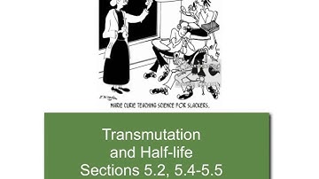 transmutation and halflife