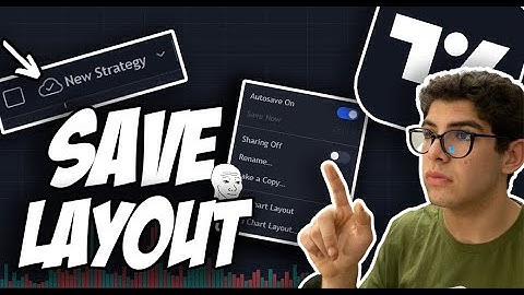 Save Chart Layout On Tradingview *Tradingview Tutorial*