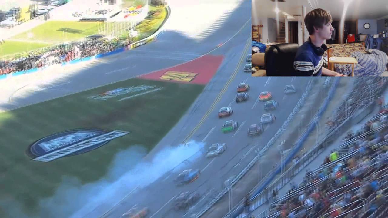 LIVE! ARCA 2015 Talladega BIG Crash - Brad Smith - Reactions!