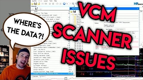 HP Tuners VCM Scanner Troubleshooting, Dissapearing Data!?!
