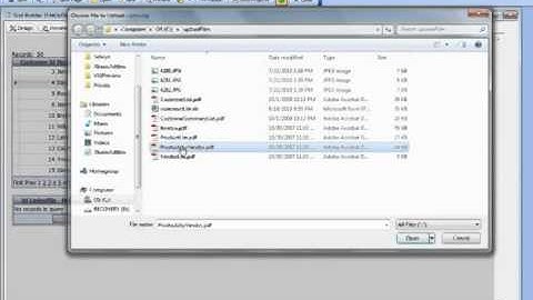 V11 File Upload - User Defined Part 1
