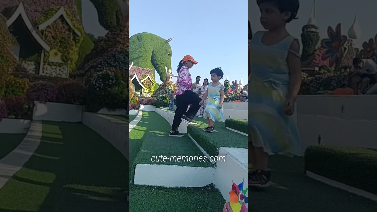 CLIMA LINDO - Miracle Garden Stage Stairs | #climalindo #miraclegarden #triptodubai