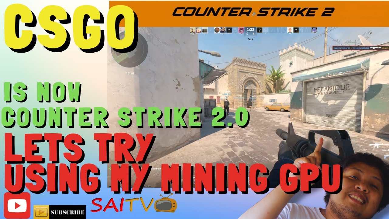 CSGO IS NOW COUNTER STRIKE 2.0 NEW UPDATE  LETS PLAY USING MY MINING GPU  5600XT 