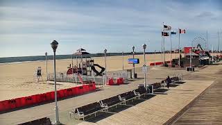 Ocean City MD Boardwalk Live Cam | Flamingo Coast Views of Beach & Boardwalk (4/9/26)