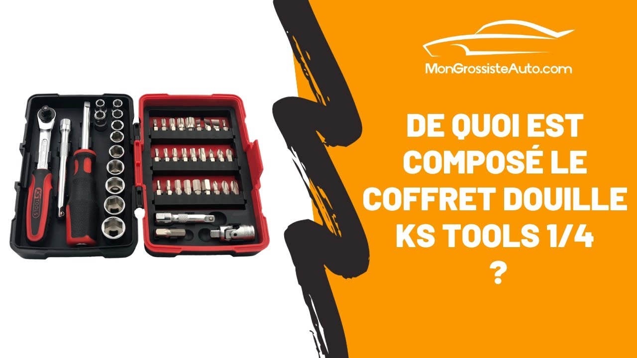 Coffret douille 1/4 (922.0644) KS Tools
