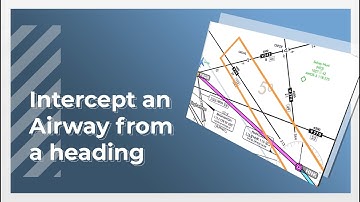 How can you intercept an airway using conventional VOR navigation in the G1000 simulator?