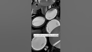 Syncopation by Reed (Syncopation Set 1, Page 33, Number 12) - Practice with Me! #drumset #drums