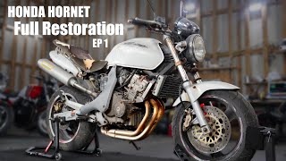 HONDA Hornet motorcycle Full Restoration 1 by ふみっちょドライビング 321,663 views 4 months ago 22 minutes