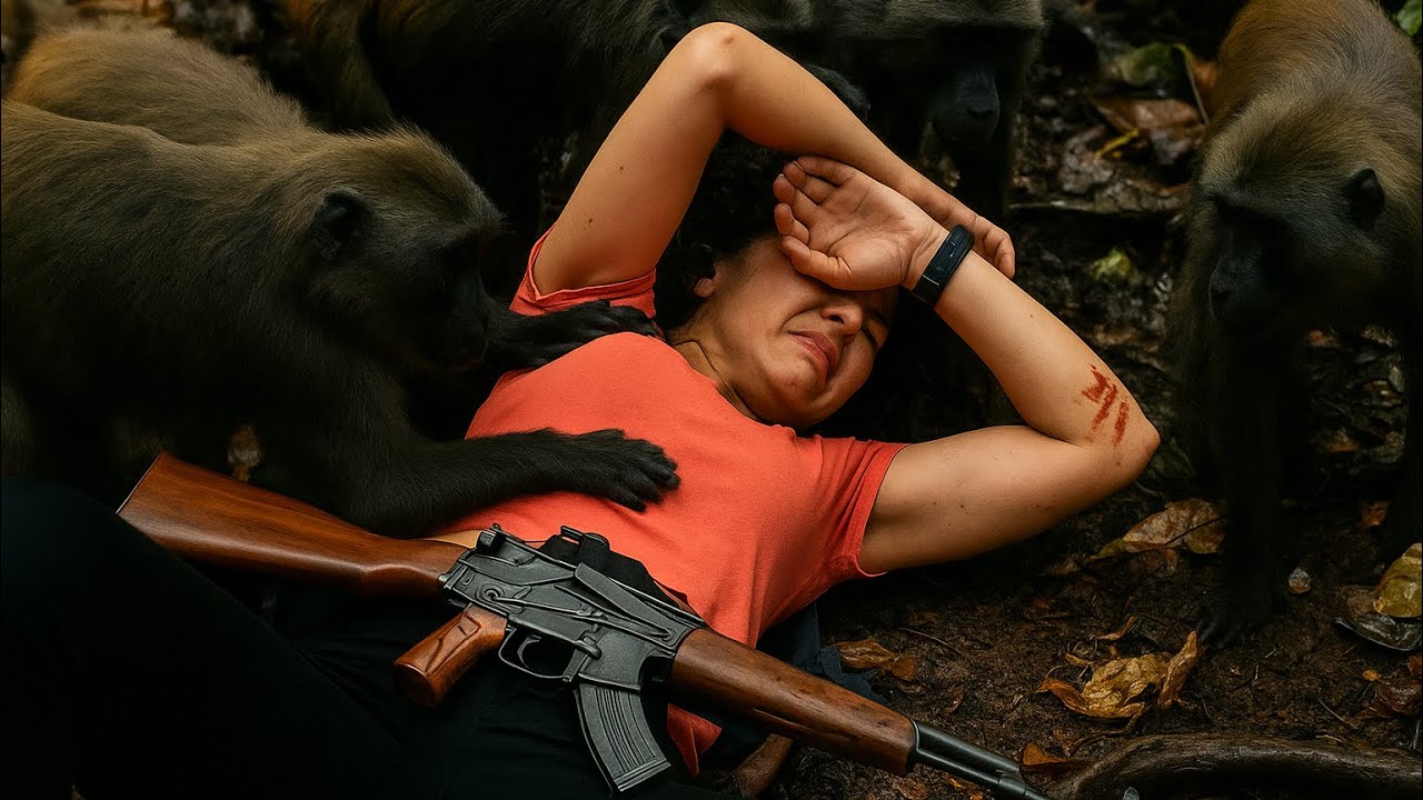 Part 07 - A girl alone surviving in the forest | giant horned python ...