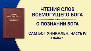 Слово Божье | Сам Бог уникален. Часть IV Святость Божья (I) (Глава 1)
