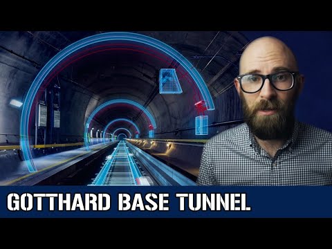 Vídeo: O que é o túnel da base gotthard?