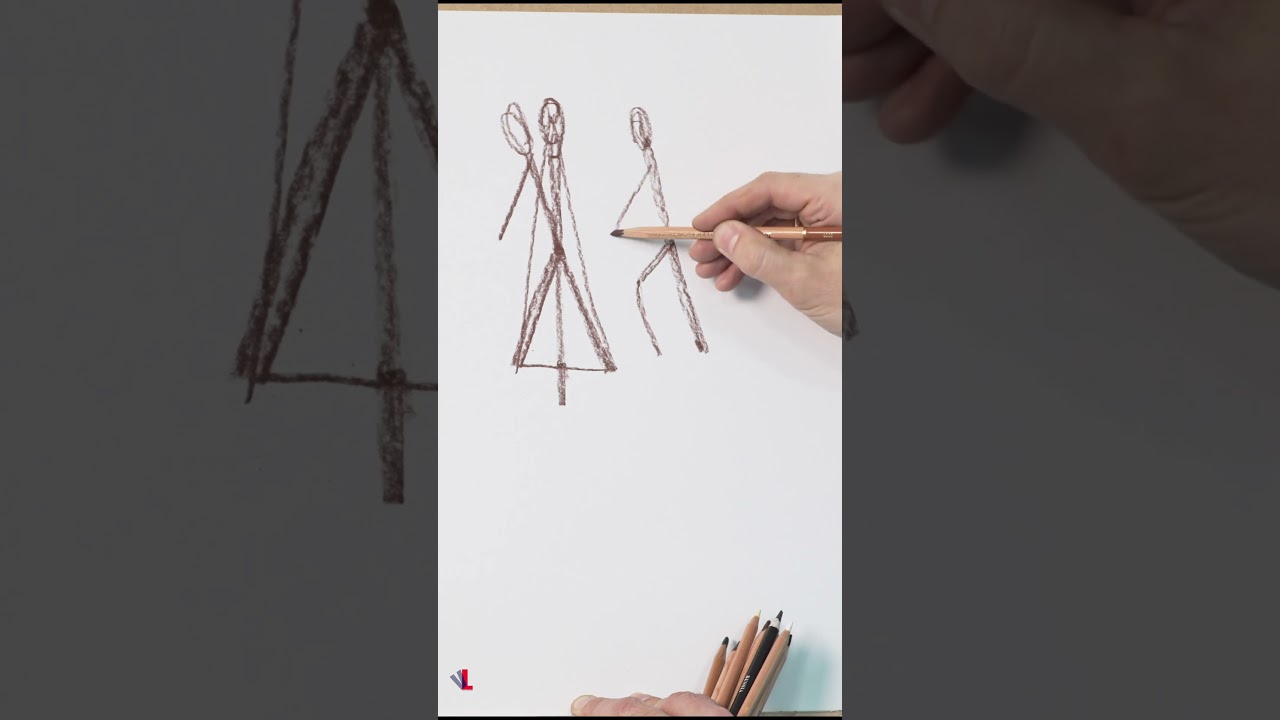 Как рисовать фигуру в движении