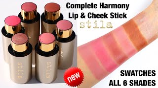 SWATCHES Stila Cosmetics Complete Harmony Lip & Cheek Stick | ALL 6 Shades | New Makeup Spring 2020