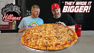 ONLY ONE TEAM HAS DEFEATED THIS PIZZA SO WE MADE IT BIGGER W/@RandySantel
