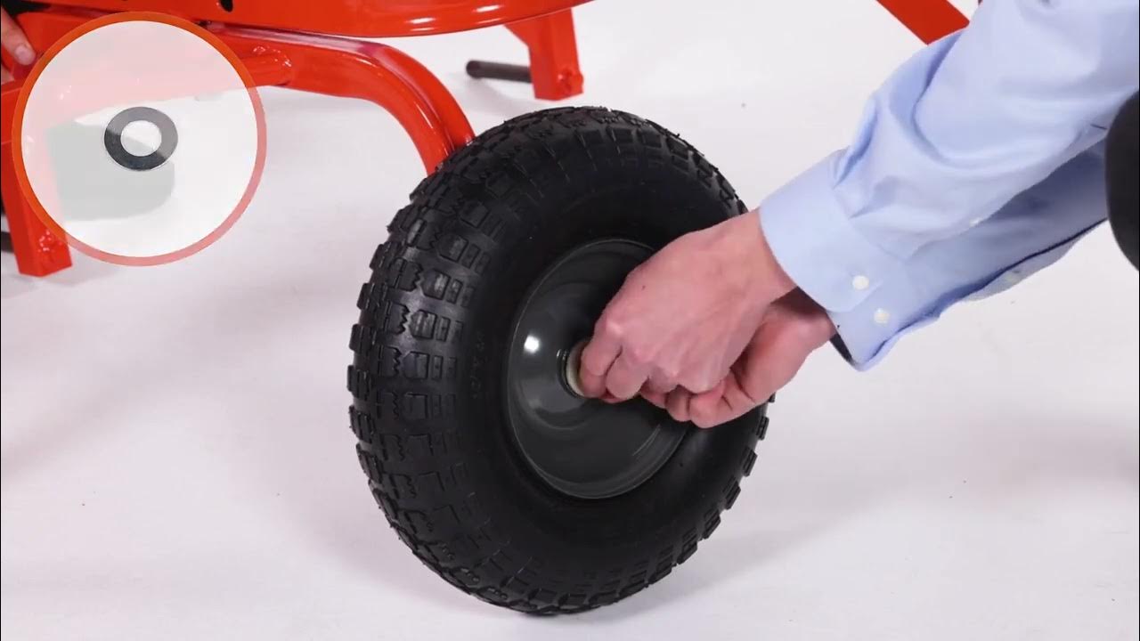 Assembly AgriFab 4Wheel Garden Cart 450594 YouTube