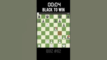 Crazy brilliant move 🔥👀 Chess Quiz number 62 #chess