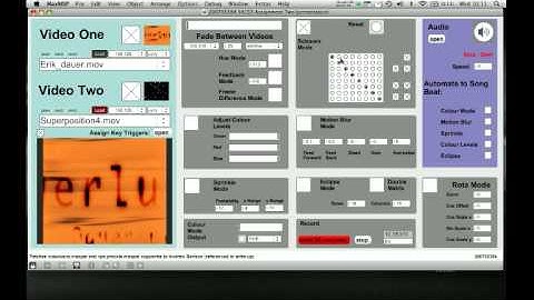 Tutorial Video for VJ software created in Max/MSP/Jitter.mov