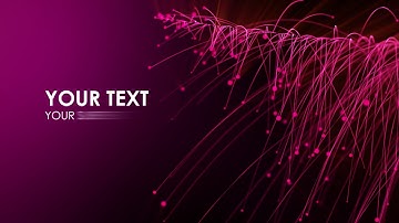 Free After Effects Template | Free Download | Particle Animation | Titles Template