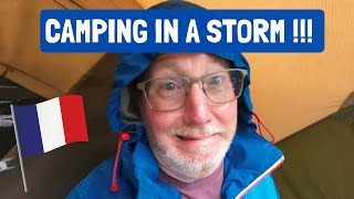 CAMPING IN A STORM: Will Our Tent And VW California Flood In France?